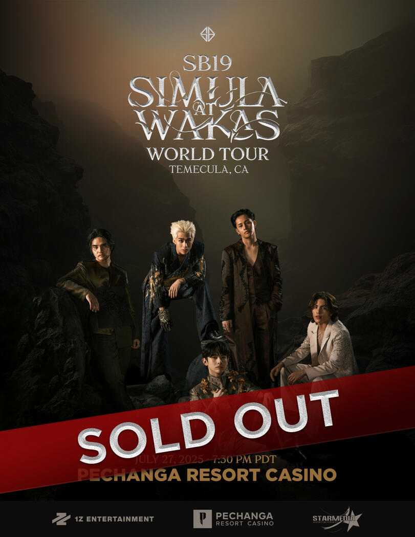 SIMULA AT WAKAS WORLD TOUR Pechanga Resort Casino, Temecula, CA July 27, 2025 | 07:30PM PDT SOLD OUT
