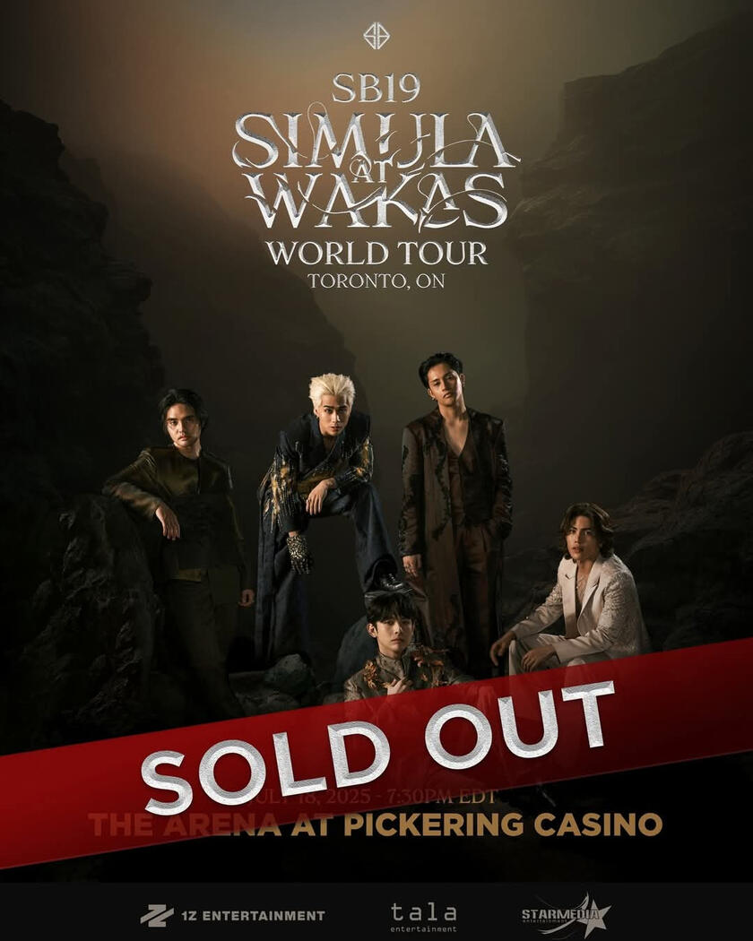 SIMULA AT WAKAS WORLD TOUR The Arena at Pickering Casino, Toronto, Ontario, Canada July 18, 2025 | 07:00PM EDT SOLD OUT with verified tickets on RESALE