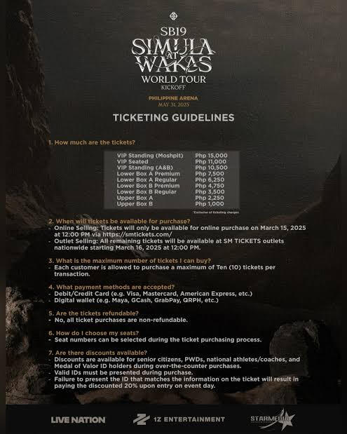 TICKETING GUIDELINES