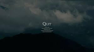 QUIT Lyric Video